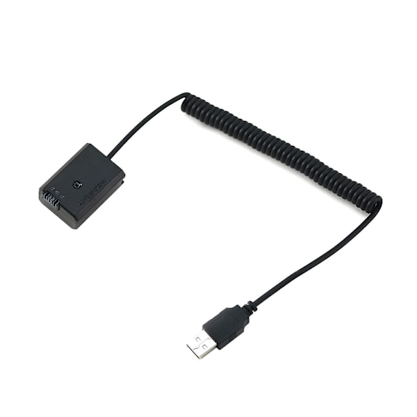 Np-fz100 Dummy Batteri Adapter Usb-kabel för A7a7rii A6500 A6400 A6300