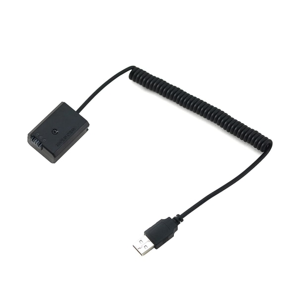 Np-fz100 Dummy batteriadapter USB kabel för A7a7rii A6500 A6400 A6300