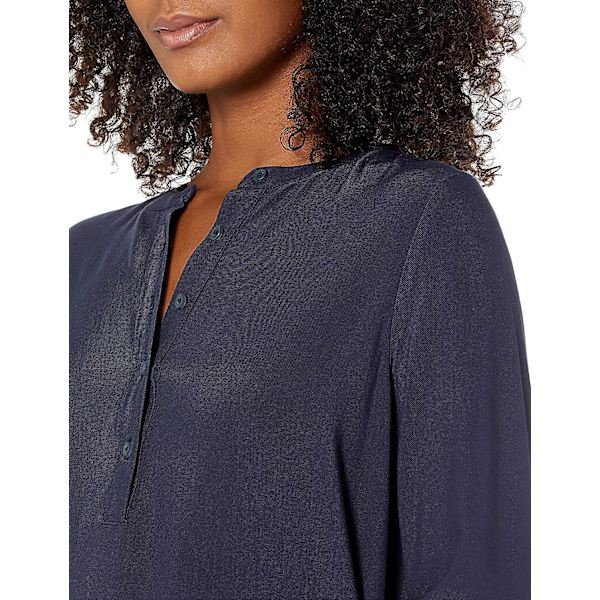 Kvinnors långärmade vävda blus Style 4 XXL