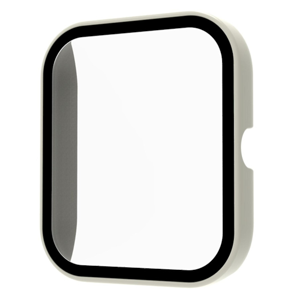 All Around Protective PC Cover För Haylou RS4 Plus LS11, med Härdat Glasskydd Beige