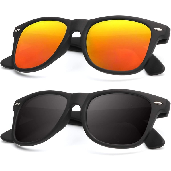Solglasögon Män Polariserade Solglasögon För Män Kvinnor Unisex Halvbåglös Båge Retro Driving Solglasögon UV-blockering