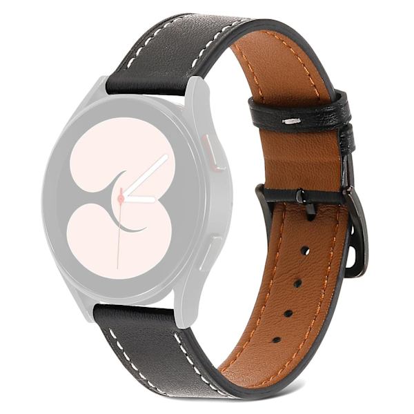 Justerbar Læderrem med Spænde til Samsung Galaxy Watch 5 40mm/44mm/Watch 5 Pro 45mm