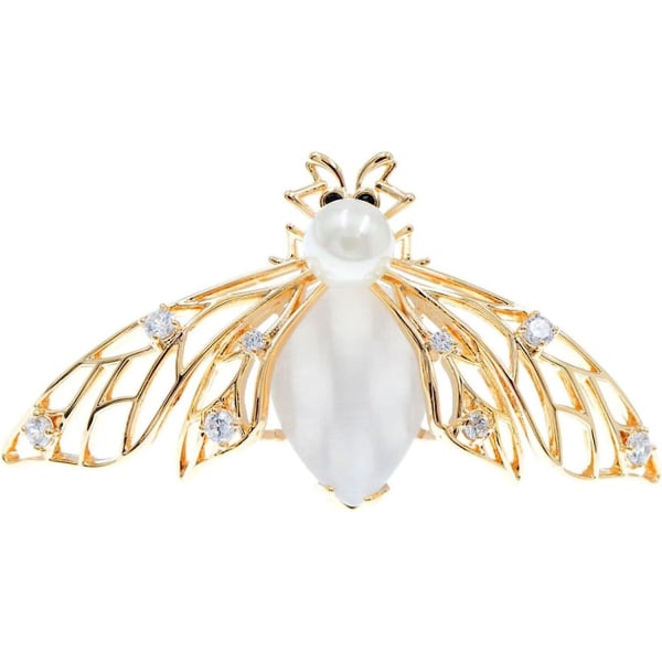 Stang Luksuriøs Zirkon Bie Brosje for Menn Kreativ Personlighet Brosje Elegante Klesplagg Tilbehør Corsage Gave