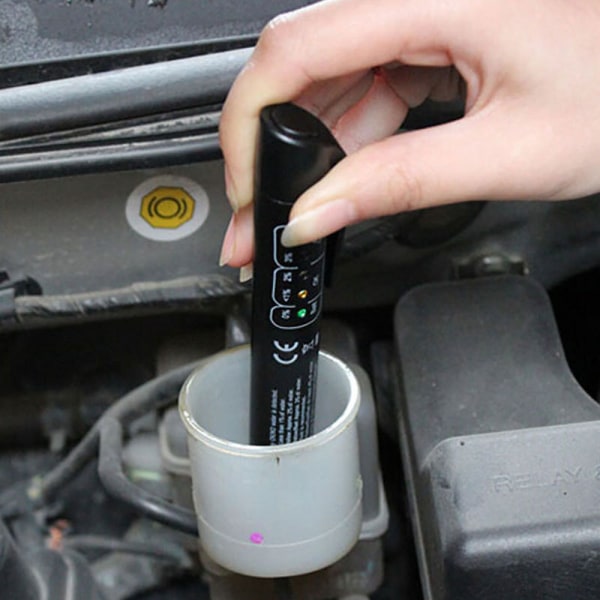 1 stk. Bremsvæsketester, 5 LED Auto Diagnostiske Bremser Testpenn Bærbar Bil Auto Brems Tester