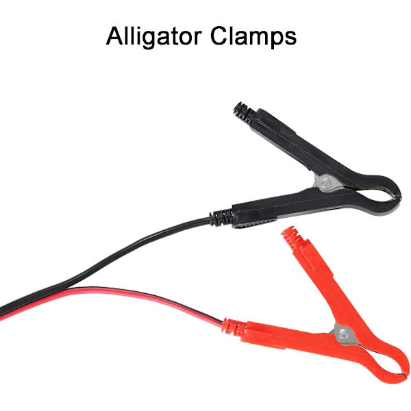 2,4 m SAE-jatkojohto, 16AWG SAE-johtosarja akun krokotiilipidikkeelle 12 V DC -jatkojohto pikakiinnitys-/irrotuskytkimellä