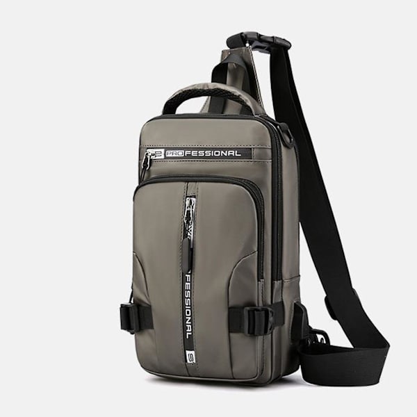 Ny Slung Crossbody Ryggsäck Axelväska För Män Kvinnor, Lätt En Rem Ryggsäck black