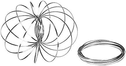 Energy De Kinetic Pædagogisk Fjederlegetøj - Multi Sensorisk Interaktiv 3D Formet Flow Ring