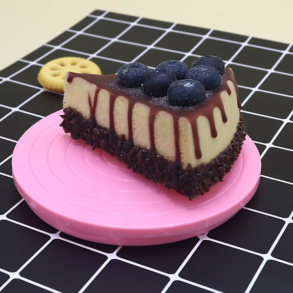 2 Skibe 14cm Kage Drejeskive, Pandekage Drejeskive Dessert Dekorations Display Stand Base DIY Køkken Bageværktøj Til Maling Sprøjtning