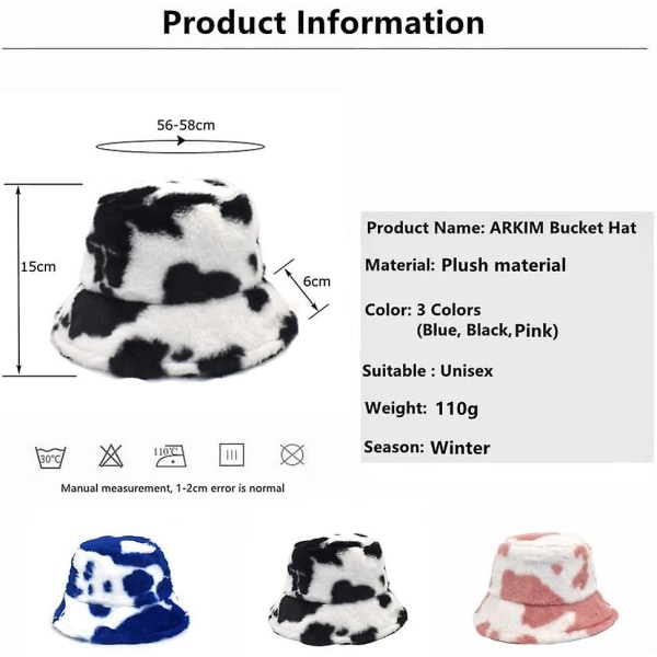 Hink med tryck Unisex Print Fiskarhatt Vändbar Fiskarkeps för män kvinnor