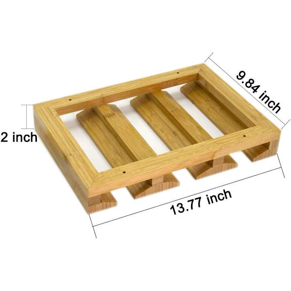 Bambus Vinglas Hållare, Håller Upp till 6 Vinglas, Hängande Vinställ Display Rack, Under Skåp Monterad Vinglas Torkning Förvaring Hängare Organizer