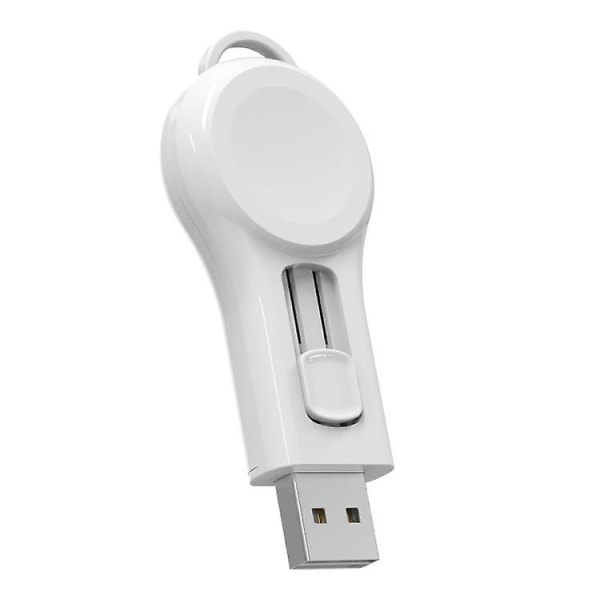 Trådløs magnetisk oplader til Apple Watch Series Hurtig oplader USB Bærbar Mini Watch-oplader