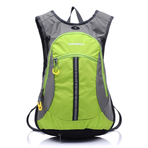 Sport Ryggsäck 15L Lätt Ryggsäck Slitstark Ryggsäck Resedagryggsäck för Kvinnor Män Green