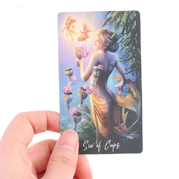 The Elemental Wisdom Tarotkort, Profeti Spådoms Deck Party Brætspil Tarot