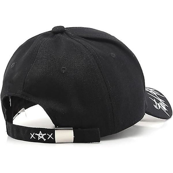 Unisex Graffiti Baseball Cap, K-pop Drenge Udendørs Snapback Hat Sort Hvid Hiphop Hat, Far Hat, Trucker hat til Mænd Kvinder