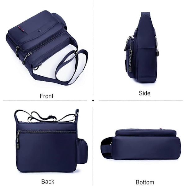 Ultralätt Axelväska Messenger Bag Axelväska Män Kvinnor Axelväskor för 10,5 tums surfplatta Axelväska Messenger Bag Arbetsväska Universitet Skola