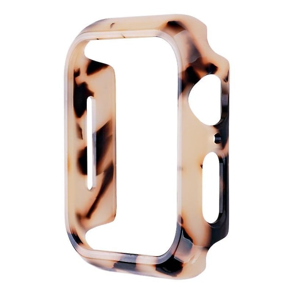 Mönstrad hartsurfodral för Apple Watch Series 7 / 8 45mm, stöttåligt smartklockfodral Cow Pattern