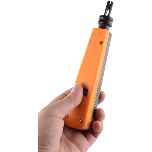 Cable Matters 110 Punch Down-verktyg med 110-blad, Ethernet Punch Down-verktyg, Keystone Punch Down-verktyg för Cat 8, Cat 7, Cat 6A, Cat 6