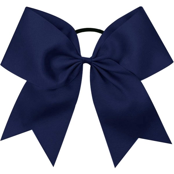 21 stk. 8\" Store Cheer Hårsløyfer Hestehaleholder Elastisk Bånd Cheerleader Sløyfer Hårstrikk Håndlaget