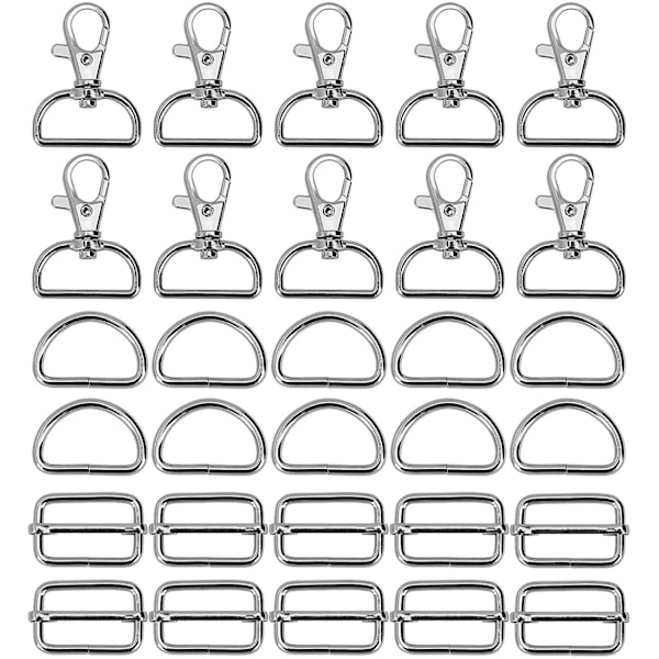 Metallspänne Swivel Hooks D-ringar & Spänne Spänne Syklämma För Vävning