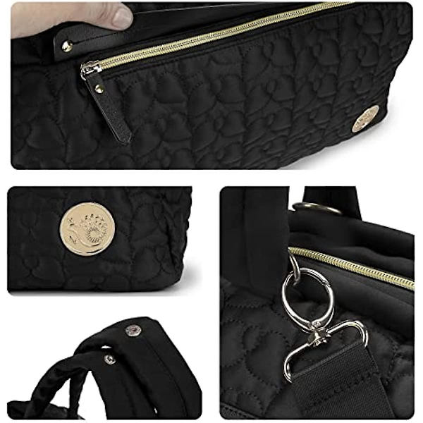 Multi-fickor Baby Blöjväsk Väska Stylish Stor Kapacitet Multifunktionell Baby Changin blå