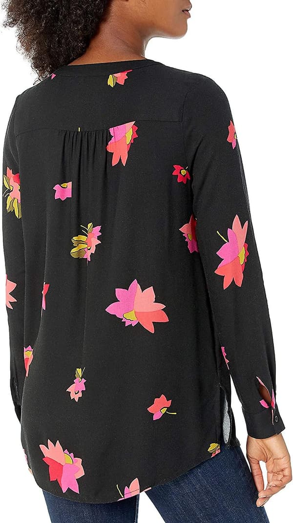 Kvinnors långärmade vävda blus Style 3 XS