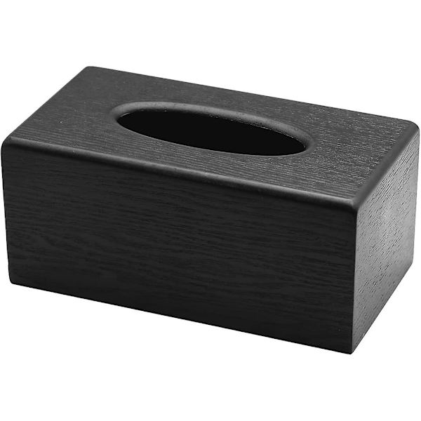 Servietboks Træ Servietboks Rektangulær Ansigtsserviet Dispenser Holder Acsergery Gave