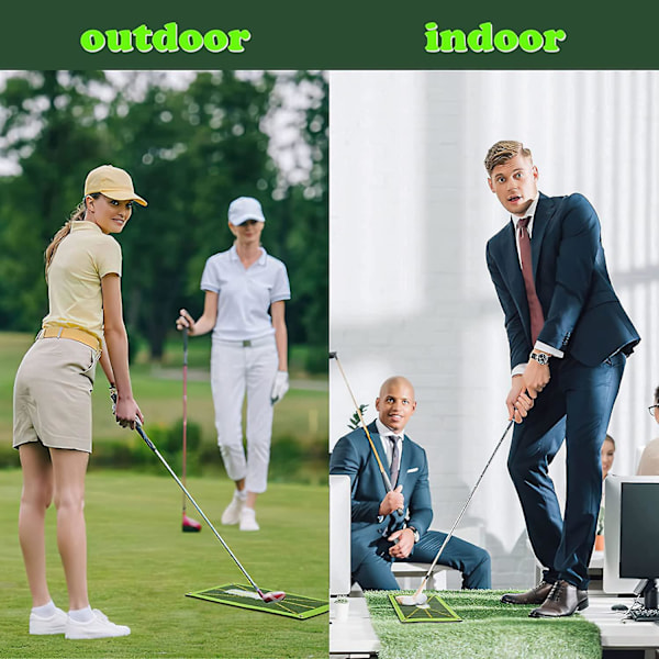 Golfträningsmatta för svingdetektering Battingshows Svingbana, analys Svingbana Golf Stroke Mat lämplig för inomhus/golfträning utomhusgolfträning