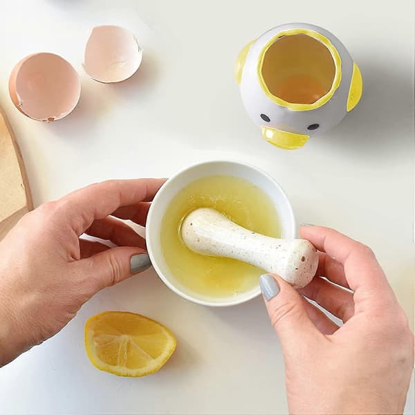 Äggseparator Köksredskap Äggseparator Bageritillbehör (Gul+Rosa)