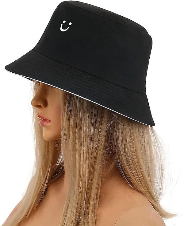 Reversibel damhatt, sommarmode fiskare strand solhattar