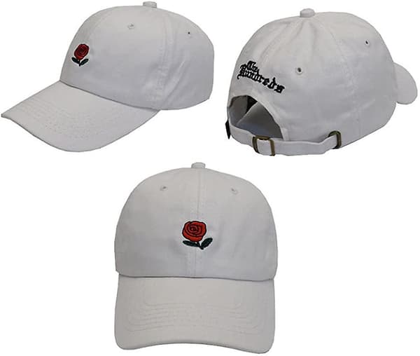 Rosebrodert Justerbar Strapback Hatt Baseballcaps