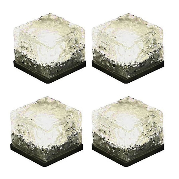 Solcellsdrivna Ljus - Solcells-Isbitar Ljus Landskapsstig Vattentät Lampa För Utomhus Trädgård Innergård Xixi warm white