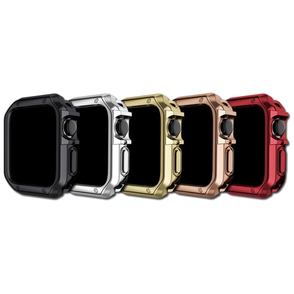 Snabbkopplingsfodral för Apple Watch Series 1/2/3 42mm, Sportklocka TPU-skyddsfodral Gold