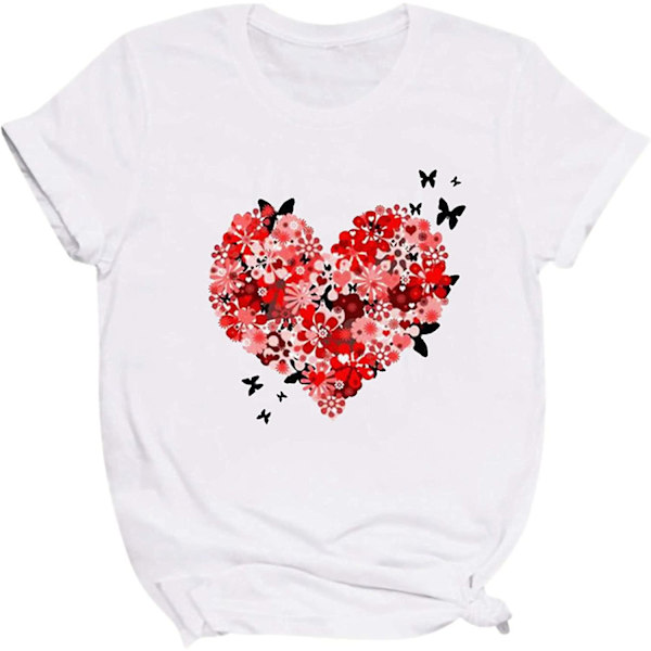Dame Casual Topper Skjorter Bluse Salg Damer Sykkel Kjærlighet T-skjorte Sommer Topper