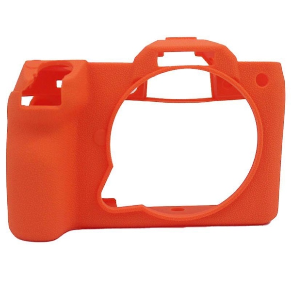Mjukt silikon case skydd SLR kamerahus cover för Fujifilm GFX 50S II Orange