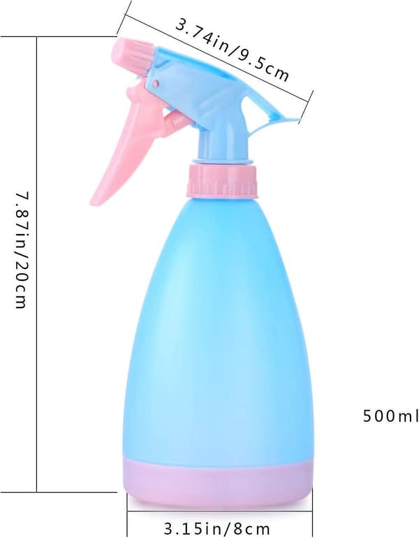 2 st Acsergery present stor sprayflaska, plastväxtvattens sprayflaska, 500 ml