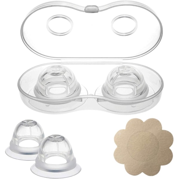 Nippelkorrigerer 24mm - Sugekopper for Innadvendte, Flate og Sjenerte Nippler - Nipple Shield