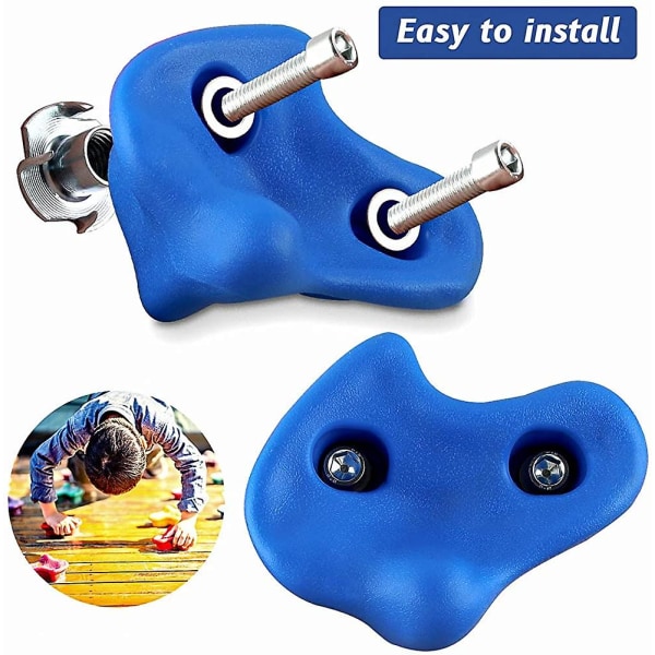 Rock Climbing Holds, 10 bits Kids Climbing Holds, Textured Climbing Holds High