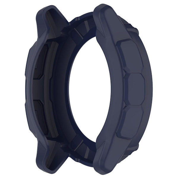 Anti-Fall TPU Hollow Cover för Garmin Instinct 2X, Quick Release Sports Watch Case Cover Midnight Blue
