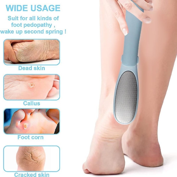 Foot Rasp Callus Remover för fötter. Fotvårdsfil. Kvalitetsverktyg för pedikyr för att ta bort död hud. blue