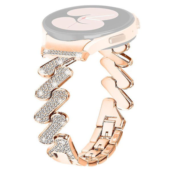 Metallinen ranneke Samsung Galaxy Watch4 40/44mm / Watch 5 40/44mm / Watch4 Classic 42/46mm -kelloille Rose Gold