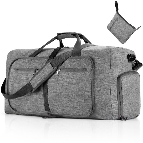 65l packbar kappsäck med skofack Neutral resväska Vattentät kappsäck