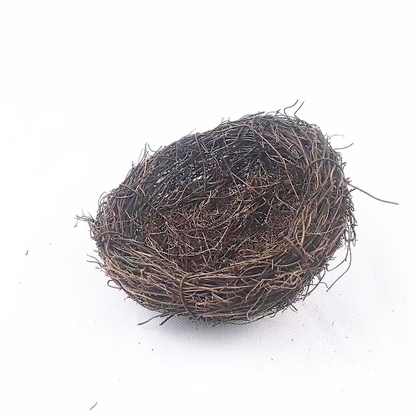 3 Pakkausta Rattan Lintupesiä, Luonnollinen Käsityönä Tehty Lintupesä Sisustus, Lintupesiä Askarteluun (4\" & 6\" & 8\")