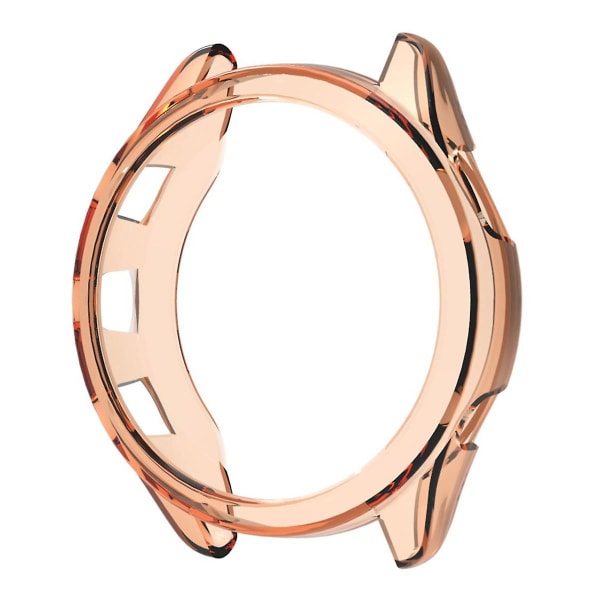 Til Garmin Forerunner 965 TPU Urkasse Ramme Anti-ridse Transparent Halv Kropsdækning Orange