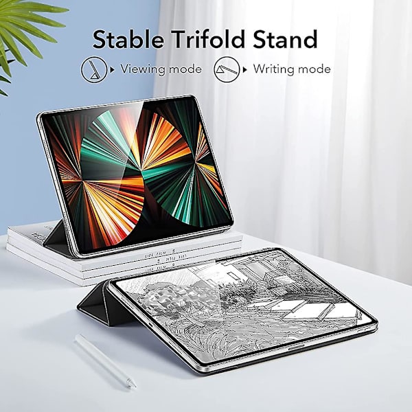 Magnetisk etui til Acsergery iPad Pro 12.9 tommer /2020/2018 (5. generation/4. generation/3. generation), Smart gave