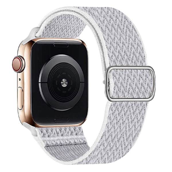 Stretchigt watch kompatibelt för Apple Watch Band 45 mm 44 mm 42 mm Bekvämt justerbart sportband för iWatch Series 7 6 5 4 SE 3 2 1 Kvinnor Män AA008 42mm 44mm 45mm