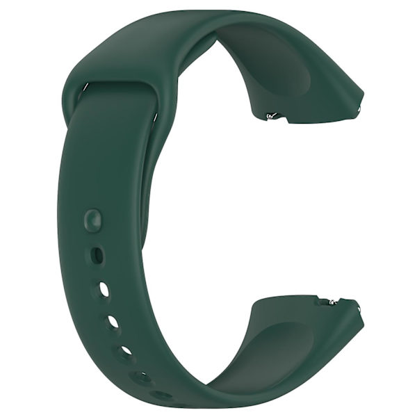 Udskiftnings silikone urrem til Xiaomi Redmi Watch 3 Lite, blød urrem Dark Green