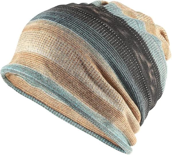 Unisex Goggle Beanie Stickad Vinter Chunky Beanie Hat Present