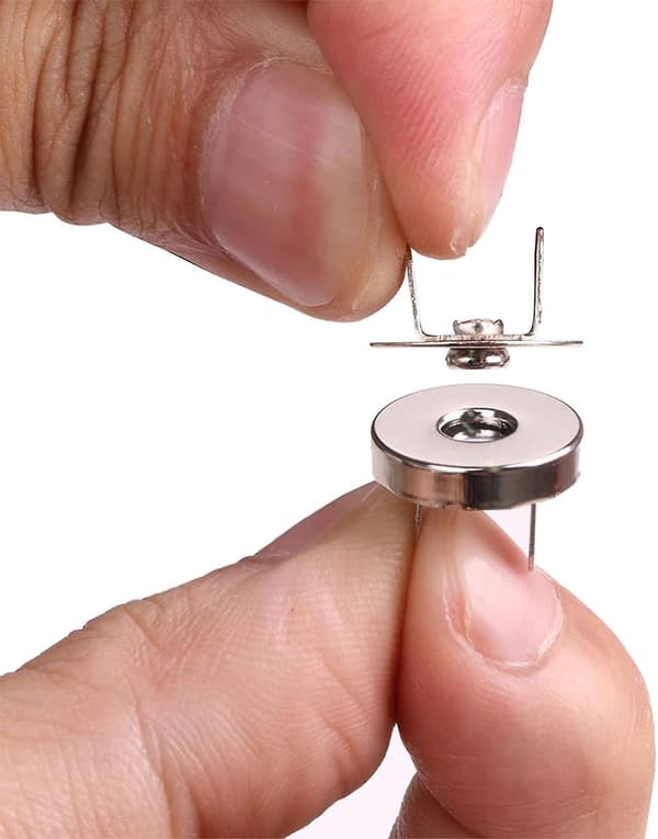 25-pack Magnetiska Snapfästen - Väska och Plånboksklämmor
