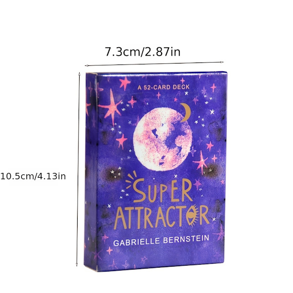 1 set Super Attractor: 52-kort Tarot Oracle Deck av Gabrielle Bernstein