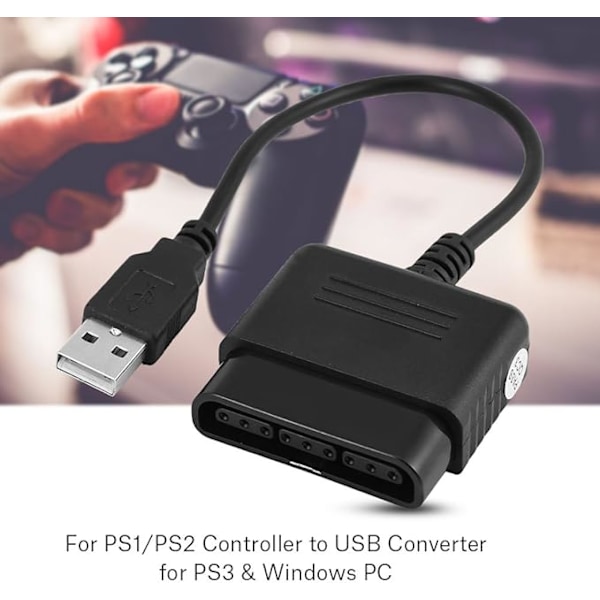 Controller Adapter, Controller Converter til PS2 til PS3/PC - Gør det muligt at bruge PS2 controllere med Playstation 3 eller PC